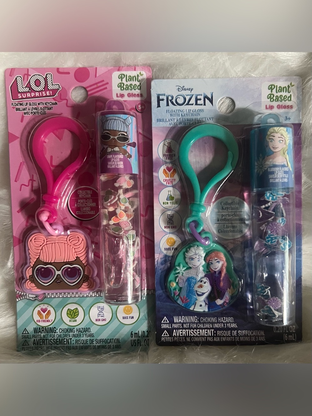 Disney Frozen or LOL Lipgloss and keychain set - Pick One